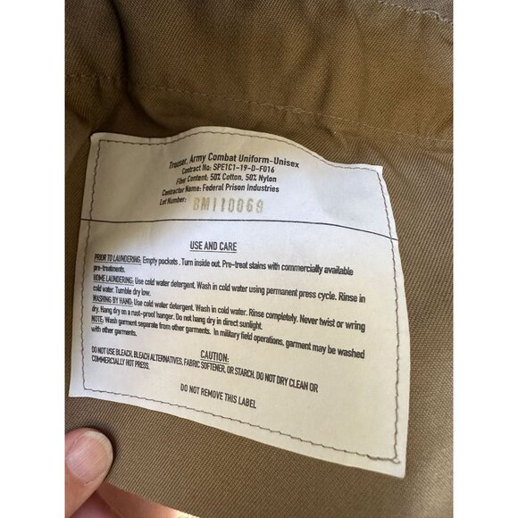 Army Combat Uniform Multicam Military Pants Small-Short Cotton Nylon Ripstop - Picture 4 of 7